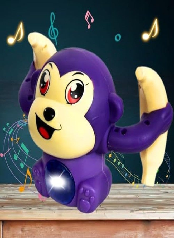 PlayMagic Musical Rolling Monkey - Purple - Image 2